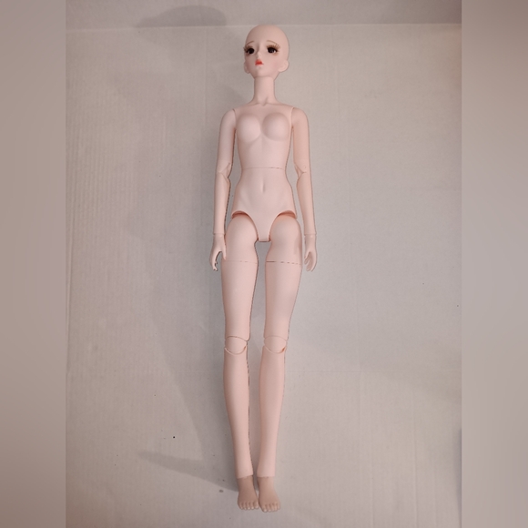 Realistic Jointed Eva BJD Doll Artistic Approx 2 Ft - Picture 2 of 11